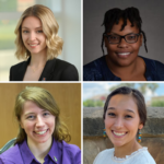 2023 Graduate Student Research Workshop Dissertation Awardees: Naomi Duran, Regina Lewis, Ashley Orr, and Christina Quintanilla-Munoz
